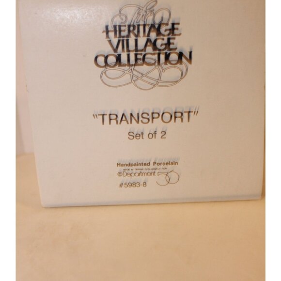 Dept 56 Christmas in the City - Transport, set of 2 - Picture 3 of 4